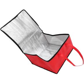 Insulation Camping Insulated Pizza Catering Supplies Insulated Grocery Thermal Lunch Food Transport Aluminum With Zipper Travel Warm Rice