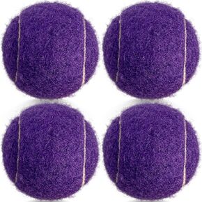 Tennis Balls, 4 Pack Practice Tennis Balls for Beginner, Training Tennis Balls for Pets Dogs