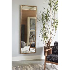 Signature Design by Ashley Ryandale Contemporary Floor Mirror, Antique Black