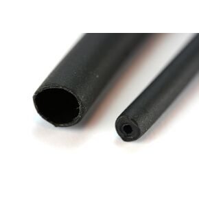 TEMCo 3/16" Marine Heat Shrink Tube 3:1 Adhesive Glue Lined 4 ft Black
