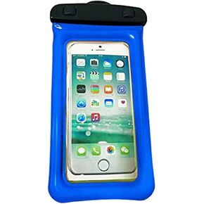 WOW Sports Waterproof Phone Pouch with Floatation – 5X8 Inch Snowproof, Dustproof, Sandproof, and Waterproof Cell Phone Case