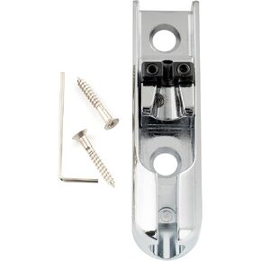Musiclily Pro 15.5mm Individual Bass Bridge Single String Lock-Down Bass Bridge for 1st/2nd String, Black