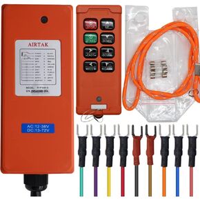 4 Button Hoist Crane Industrial Wireless Radio Remote Control Transmitter and Receiver for AC12-24V DC13-72V IP66 in Kuwait