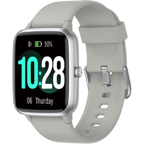 Smart Watch for Women Men, Fitness Tracker Watch with Heart Rate Monitor, Sleep, SpO2 Tracker, 5ATM Waterproof Smartwatch Sports Watch Compatible with Android iOS Phones Step Calories Counter