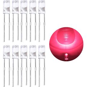 LED Light Emitting diode 5mm high Brightness LED Clear LED Light Emitting Diodes Bulb LED Lamp, 5 mm Smooth Cylindrical concave Surface (120pcs Warm White)