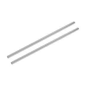 uxcell 2 Pcs Linear Motion Rod Shaft Guide 12mm x 350mm (0.472" x 13.78") Hardened Chrome Plated Steel Linear Rail Rod for 3D Printer, CNC Machine