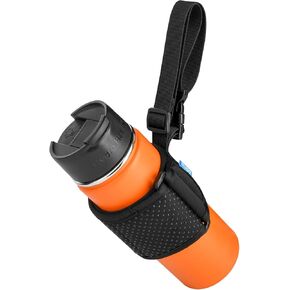 Xxerciz Water Bottle Carrier Holder with Adjustable Shoulder Strap Universal Bottle Sling for Walking Hiking Camping