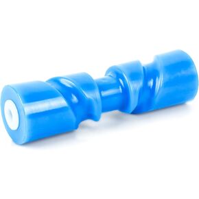 ORLANG 8 Inch/10 Inch/12 Inch Heavy Duty Boat Trailer Roller, Self Centering Keel Roller, Boat Rollers for Trailer, Polyurethane Keel Roller Assembly fits 5/8" Shaft - Blue/Orange