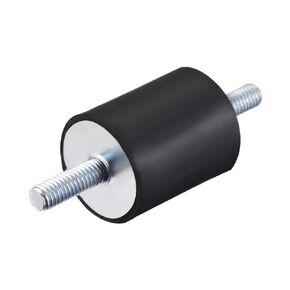 uxcell 30 x 25mm Rubber Mounts,Vibration Isolators,Shock Absorber with M8 x 23mm Studs