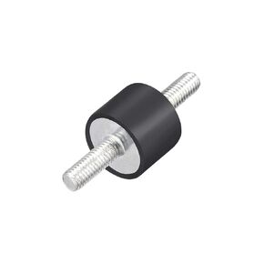 uxcell 30 x 25mm Rubber Mounts,Vibration Isolators,Shock Absorber with M8 x 23mm Studs