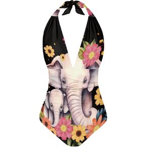FOR U DESIGNS One Piece Bathing Suit for Women Tummy Control Push up Swimsuits Sexy Bikini Sets Plus Size Swimwear