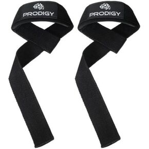 Premium Weightlifting Wrist Straps for Strength Training, Bodybuilding, Powerlifting, Crossfit, Shrugs, Barbell, Deadlifts, Pull Ups, Extra Gripping Support - Padded with 23 inch Cotton