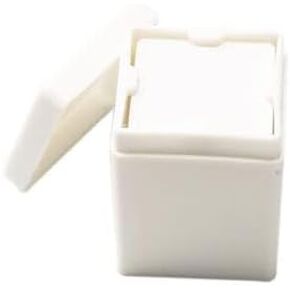Dental Medical Gauze Sponge Dispenser Holder 2"x 2" Spring Loaded Plastic White (1Pc)