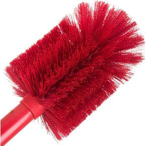 SPARTA Industrial Tank Brush Pipe Brush, Drain Brush with Handle for Commercial Kitchens, Polyester, 16 Inches, Red