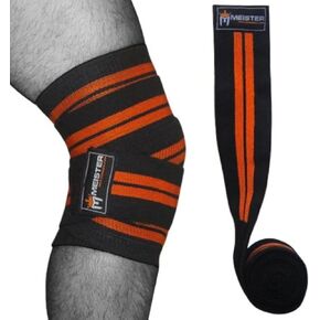 Meister Power Lifting Knee Wraps (Pair) Squats Support