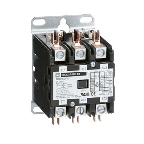 Square D 8910DPA43V02 Definit Prpose Cntctr, 120Vac, 40A, 3P, Open