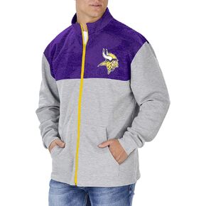 Zubaz NFL Men's Full Zip Track Jacket