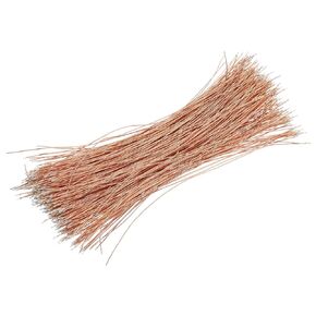 MECCANIXITY 500Pcs Hookup Wire Jumper Wires Pickup Cable 20cm(8 Inch) Long Double Head Tin Plating for Electrical Guitar Wiring Headphone Wires,Red
