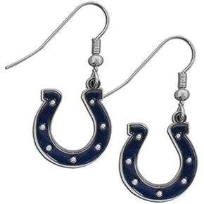 Siskiyou NFL unisex-adult Chrome Dangle Earrings