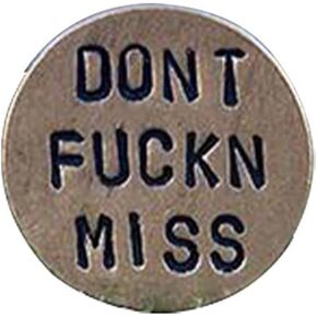 Gold Adult Humor Novelty Golf Ball Markers Funny Golf Ball Marker for Men with Funny Words Unique Golf Gag Gifts for Men or Women Golfers On-Course Accessories