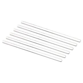 MECCANIXITY 3.3 Borosilicate Glass Stick 11.81" Length 8mm Dia Stir Rod Mixing Tools with Both Ends Round for Lab Kitchen Science 6Pcs
