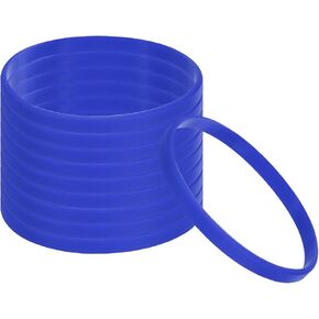 PATIKIL Silicone Bracelets Colored Rubber Wristbands Blank Stretch Sports Bands