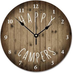 انها 5 أوكلوك في مكان ما ساعة الحائط الببغاء مارتيني ساعة الخشب المتقاعد 10 بوصة ساعة الحائط بطارية تعمل صامتة غير مزرعة جدار ديكور ديكور المنزل للحمام المطبخ غرفة المعيشة غرفة نوم in Kuwait