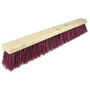 Weiler 42025 18" Garage Brush, Maroon Synthetic Fill