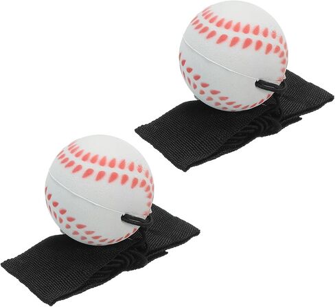 PATIKIL Sports Wrist Ball Rubber Rebound Wristband Wrist Return Ball Sport on a String for Exercise in Saudi Arabia