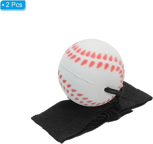 PATIKIL Sports Wrist Ball Rubber Rebound Wristband Wrist Return Ball Sport on a String for Exercise in Saudi Arabia