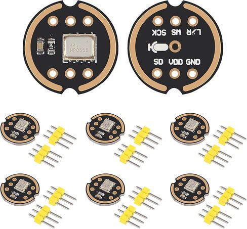 ACEIRMC INMP441 ميكروفون متعدد الاتجاهات I2S واجهة وحدة استشعار الإخراج الرقمي يدعم ESP32 (2 قطعة) in Saudi Arabia