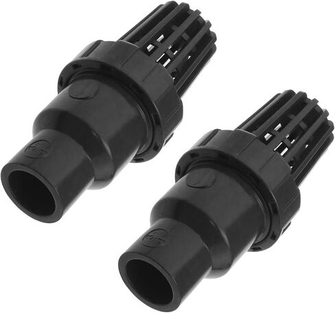 2Pcs DN15 Foot Valve Ball Check Valve Ball UPVC Plastic Foot Valve Strainer for Well Pump Water Pump Check Pool Intake Filter Pump, 20mm in Saudi Arabia