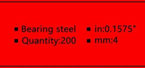 FKG 4mm Bearing Balls 200 Qty in Saudi Arabia