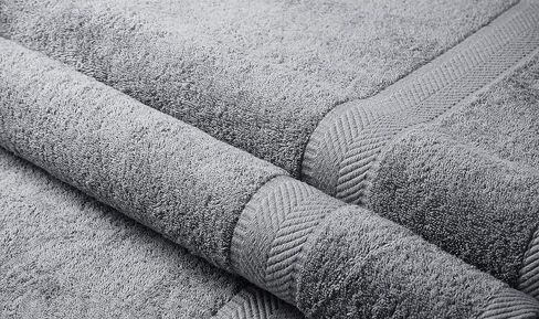 Terry Towels, Bath Towel, Orange, Set of 2 in Saudi Arabia