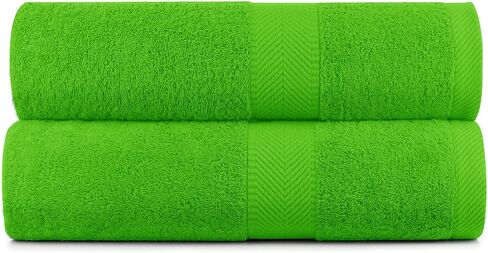 Terry Towels, Bath Towel, Orange, Set of 2 in Saudi Arabia