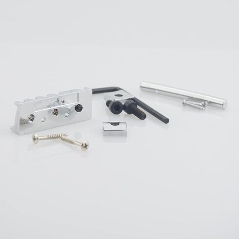 Black Guitar Parts 6 Strings Locked Nut 42mm for Floyd Rose Tremolo Bridge,with Guitar String Retainer Bar in Saudi Arabia