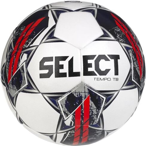 Select Tempo TB FIFA Basic V23 Ball TEMPO TB WHT-BLK, Unisex, Soccer ball, White/Black/Navy/Red, 5 in Saudi Arabia