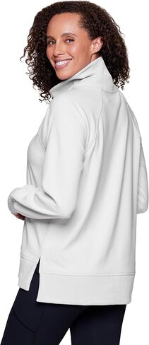 RBX Cowl Neck Sweater for Women, Lightweight Ultra Soft Plush Fleece Pullover Sweatshirt with Relaxed Fit in Saudi Arabia