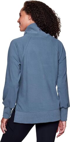 RBX Cowl Neck Sweater for Women, Lightweight Ultra Soft Plush Fleece Pullover Sweatshirt with Relaxed Fit in Saudi Arabia
