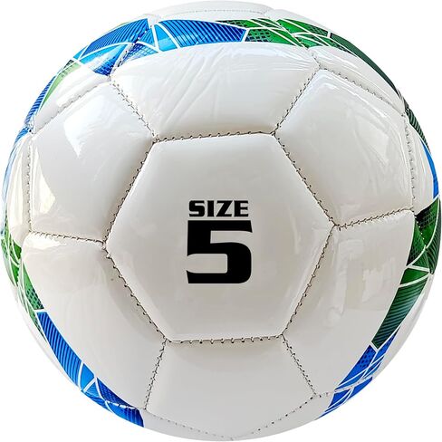 Flash Soccer Ball - Official Size 3 / Size 4 / Size 5 Soccer Balls - Outdoor & Indoor Soccer Balls - Kids Youth adult Soccer Players - Attractive Soccer Gifts in Saudi Arabia