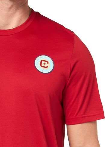adidas Men's Chicago Fire Short Sleeve Pre-Game T-Shirt in Saudi Arabia