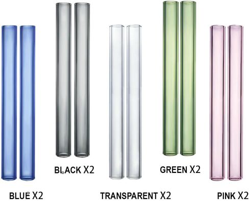 Glass Tubes Gift Box Series with Cleaning Brush 4.72 inch 12mm OD 2mm Thick Wall Tubing Borosilicate Blowing Tubes (10pcs Clear Tubes) in Saudi Arabia