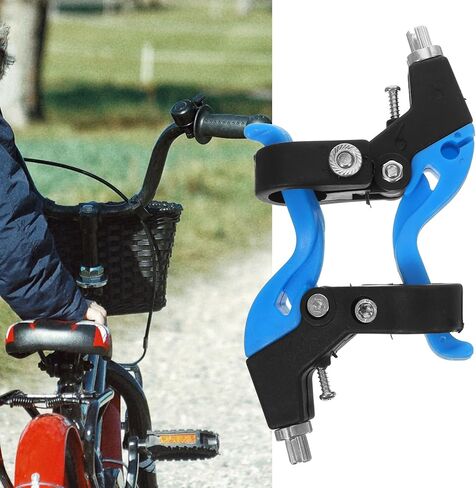 PartyKindom 2 قطعة رافعة فرامل الدراجة: مقبض فرامل Bycicle فرامل اليد مقود الدراجة قطع غيار الدراجة ملحقات الدراجة in Saudi Arabia