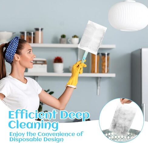300 Pcs Disposable Dusters Refills Bulk Heavy Duty Dusters Refills 180° Multi Surface Replacement Dusters for Cleaning Ceiling Fan with Microfibers Unscented in Saudi Arabia