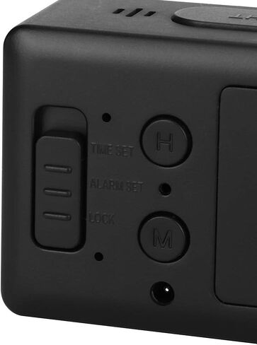 Mumusuki Digital Alarm Clock for Bedroom, Simple Electronic Clock LED Digital Bedside Alarm Clock with Snooze Function USB Charger for Student Home Use (Black) in Kuwait