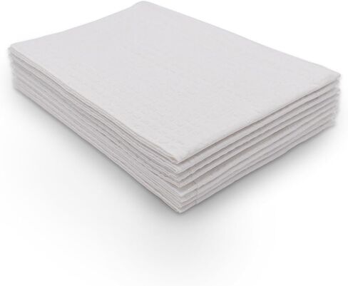 TIDI 917468 Choice Dental Bib, Peach, 3 Layers, 13" W x 18" L (Pack of 500) ― Disposable Dental Bibs ― Embossed ― 2-Ply Tissue ― Poly Back To Help Prevent Leak-Through ― Nail Towels ― Tattoo Bibs in Saudi Arabia
