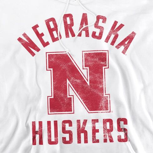 University of Nebraska Official Cornhuskers Logo Unisex Adult Pull-Over Hoodie in Saudi Arabia