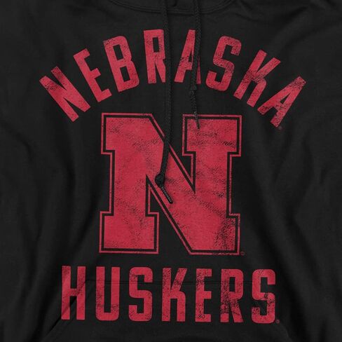 University of Nebraska Official Cornhuskers Logo Unisex Adult Pull-Over Hoodie in Saudi Arabia