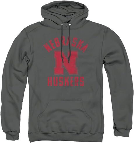 University of Nebraska Official Cornhuskers Logo Unisex Adult Pull-Over Hoodie in Saudi Arabia