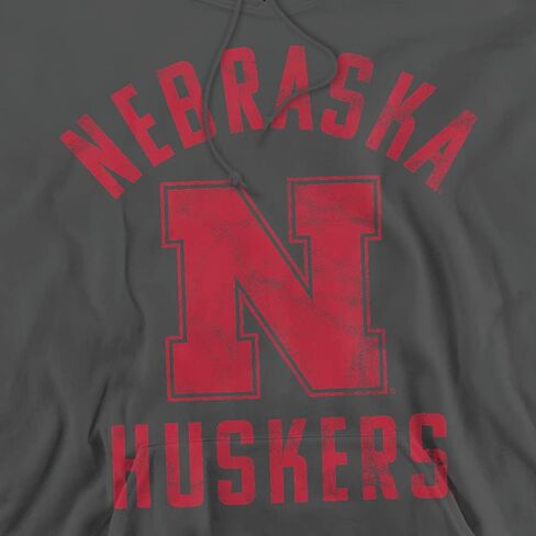 University of Nebraska Official Cornhuskers Logo Unisex Adult Pull-Over Hoodie in Saudi Arabia